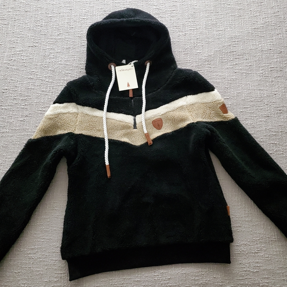NWT~Wanakome Alicia Sherpa Hoodie Size L